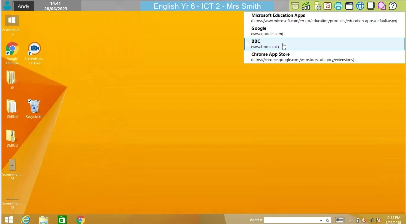 Student approved list